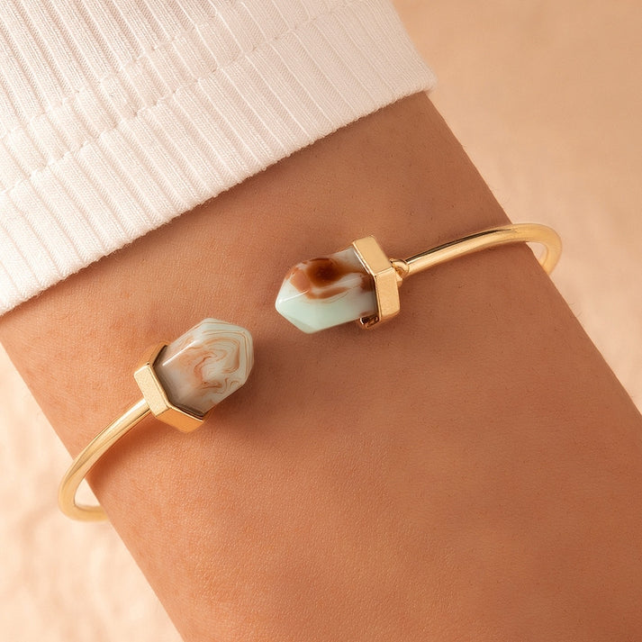 Aurora Stone Cuff